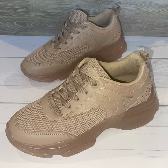 Brand New Guess GF Knits, Tan in Size 6.5 in Women - Picture 2 of 13